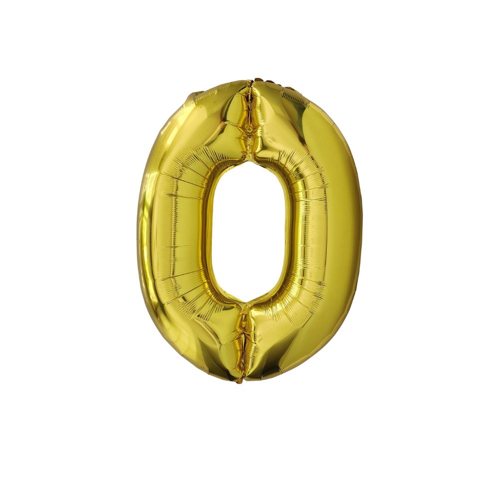 Gold Number Balloon - 32 Inch