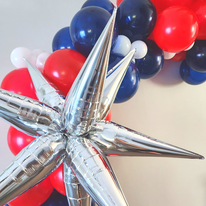 Red, White and Blue Balloon Garland Kit