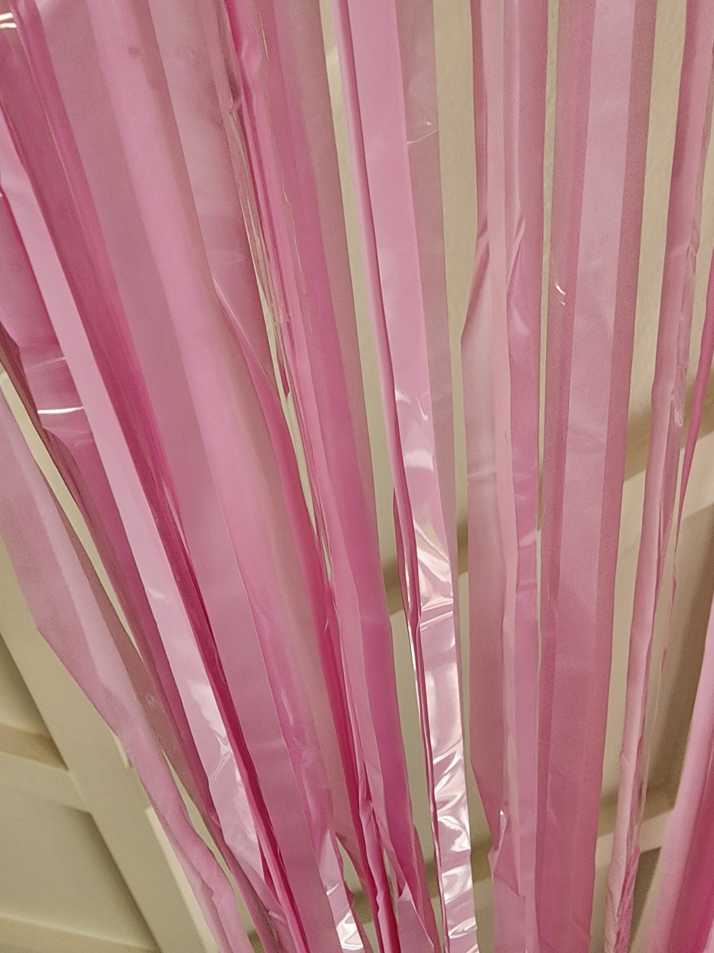 2 Pack - Pastel Pink Shimmer Curtain for Backdrop