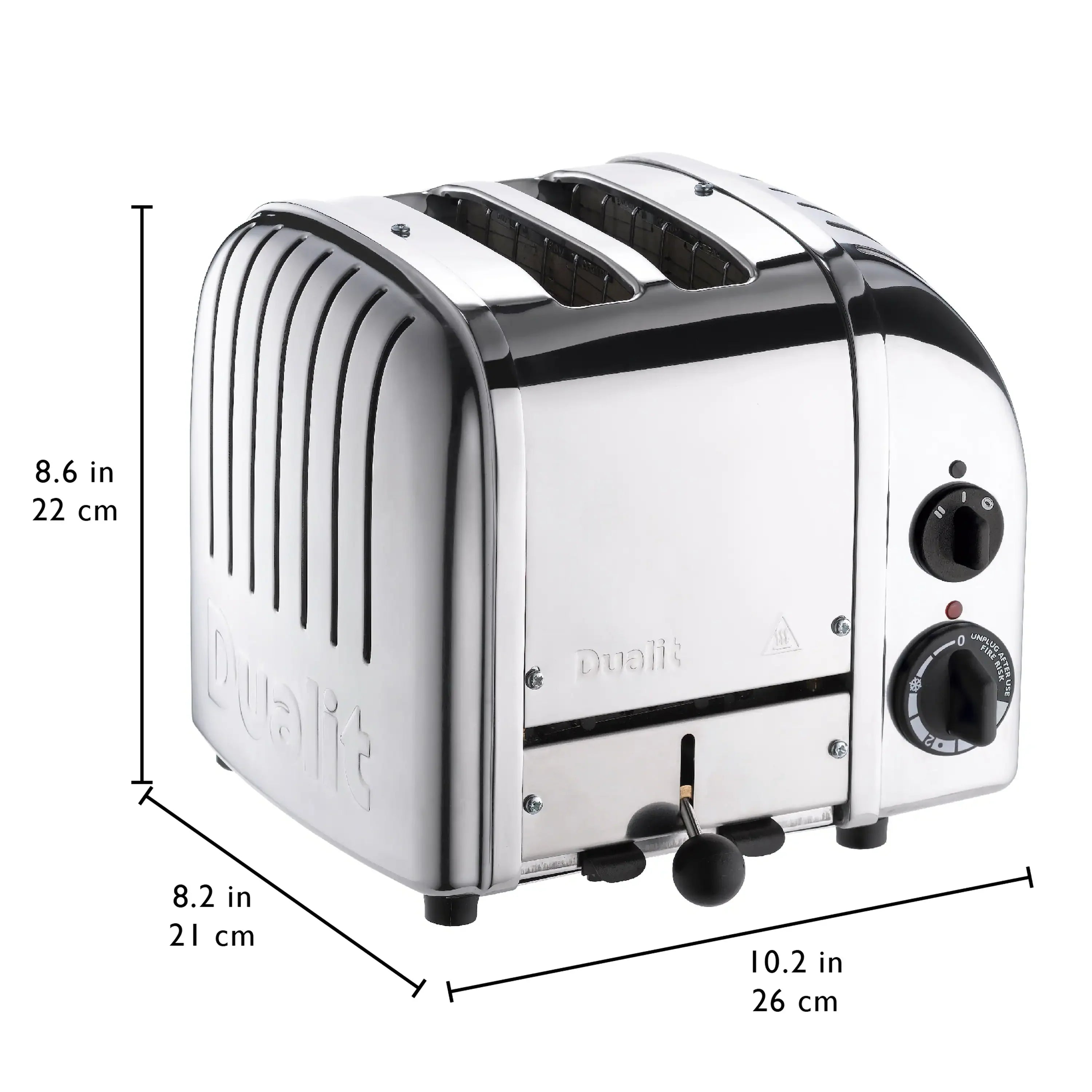 Dualit 2 Slice NewGen Toaster in Chrome (27150)
