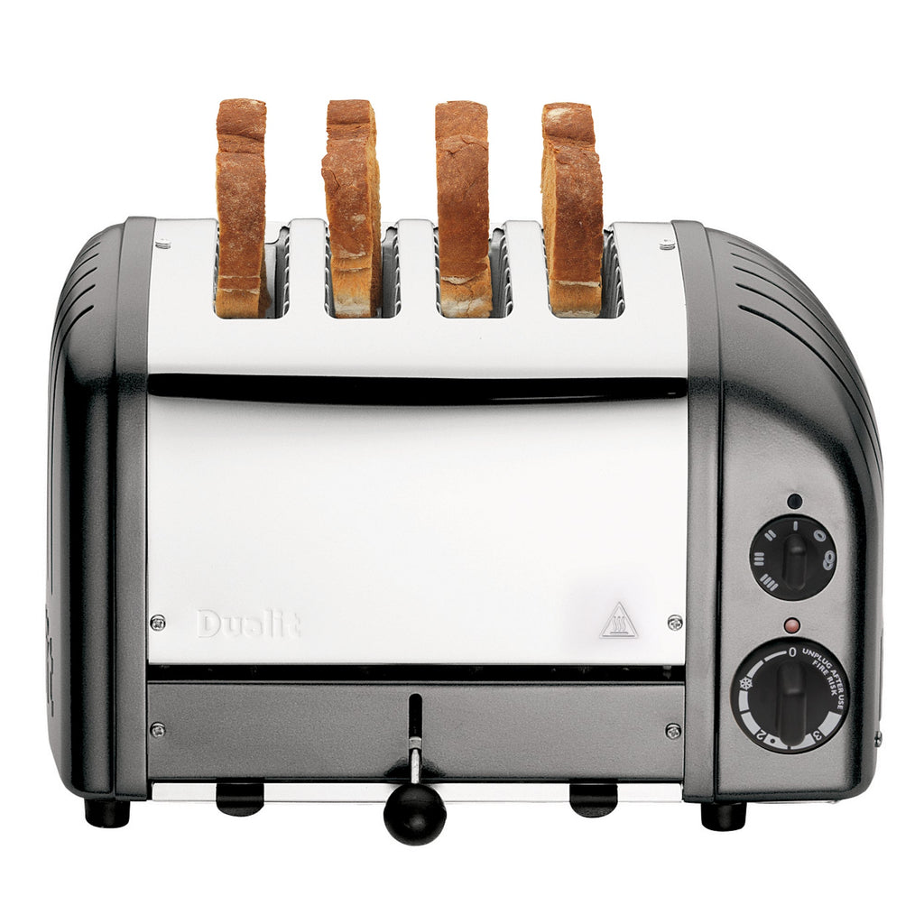 Dualit 4 Slice NewGen Toaster in Metallic Charcoal (47154)