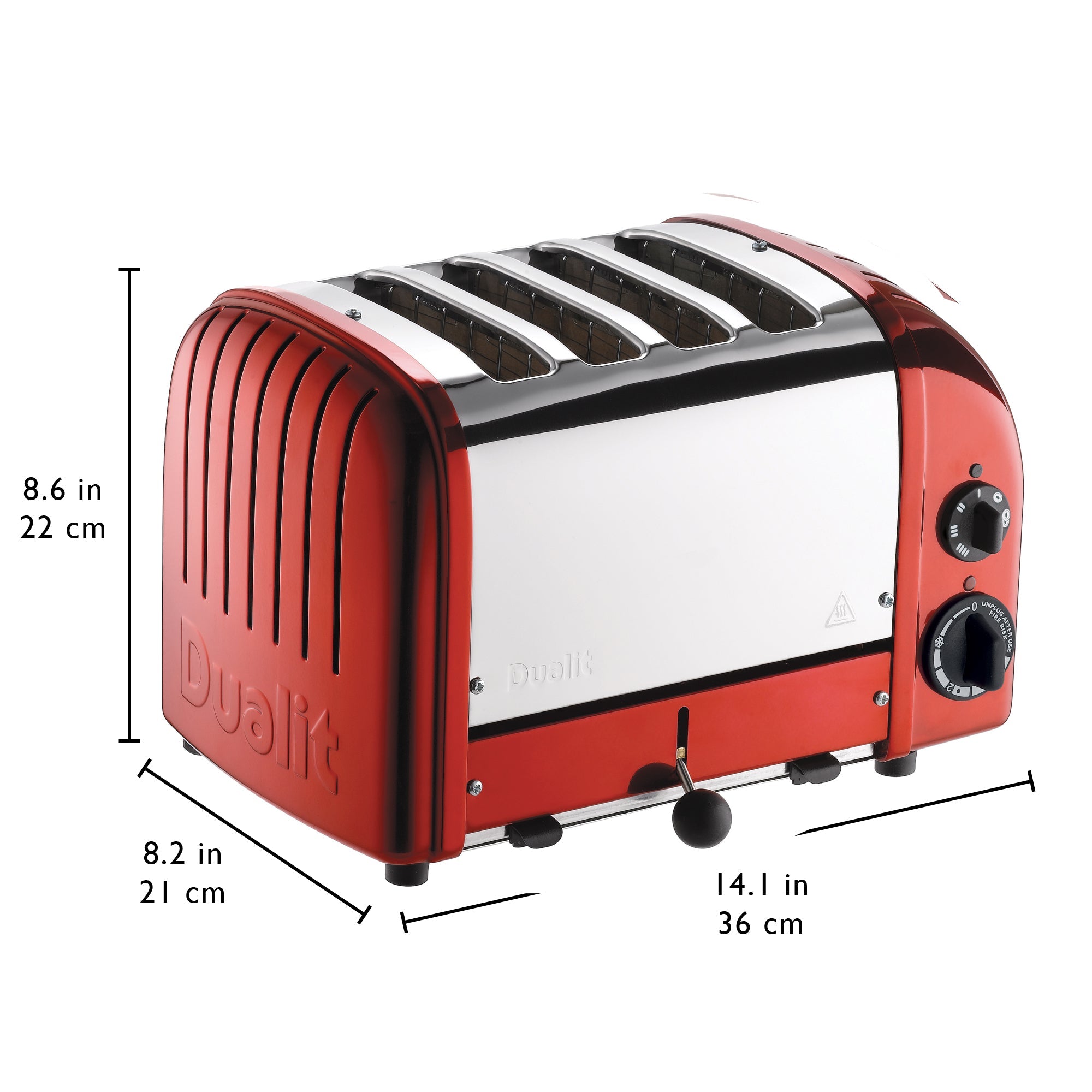 Dualit 4 Slice NewGen Toaster in Red (47151)