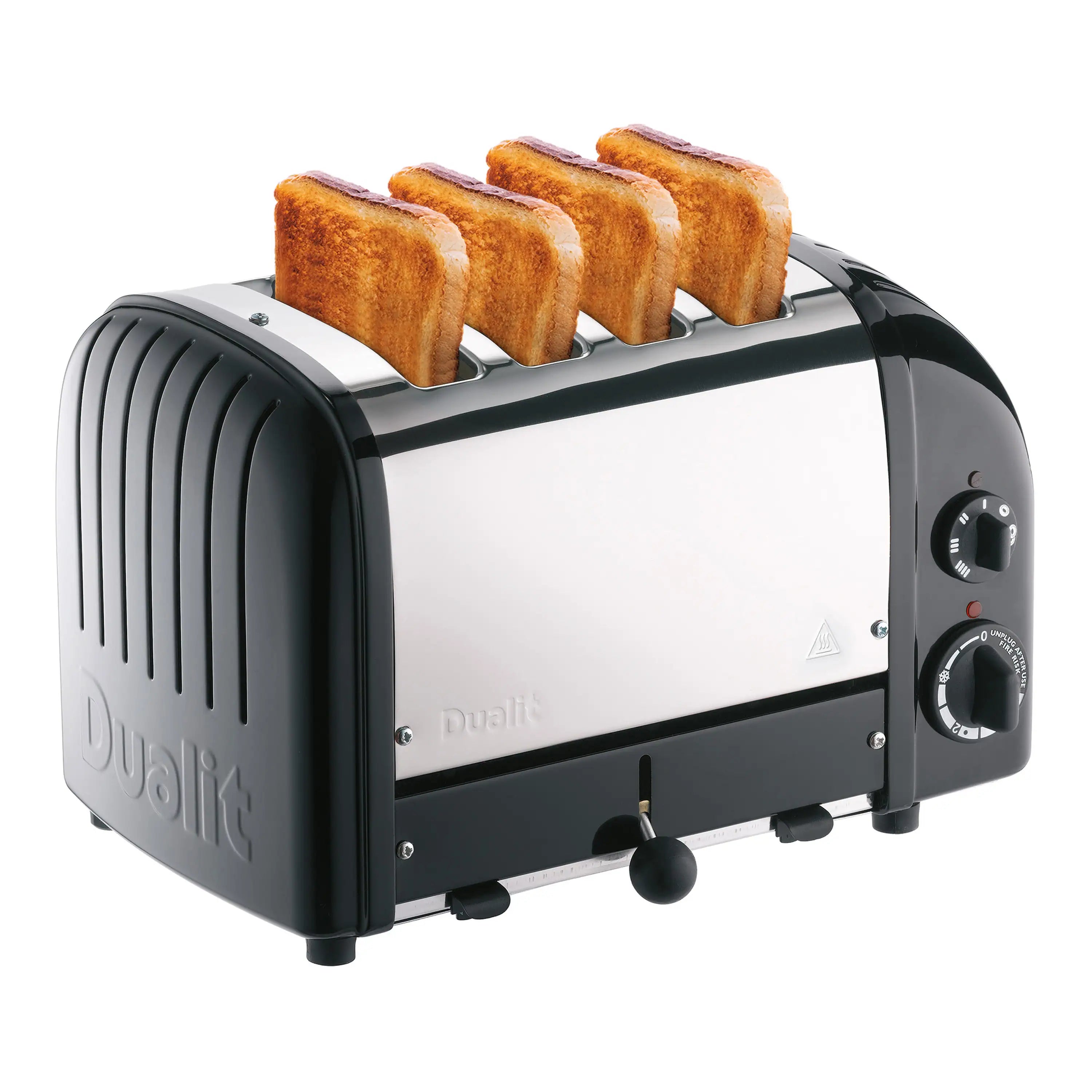 Dualit 4 Slice NewGen Toaster in Matte Black (47155)