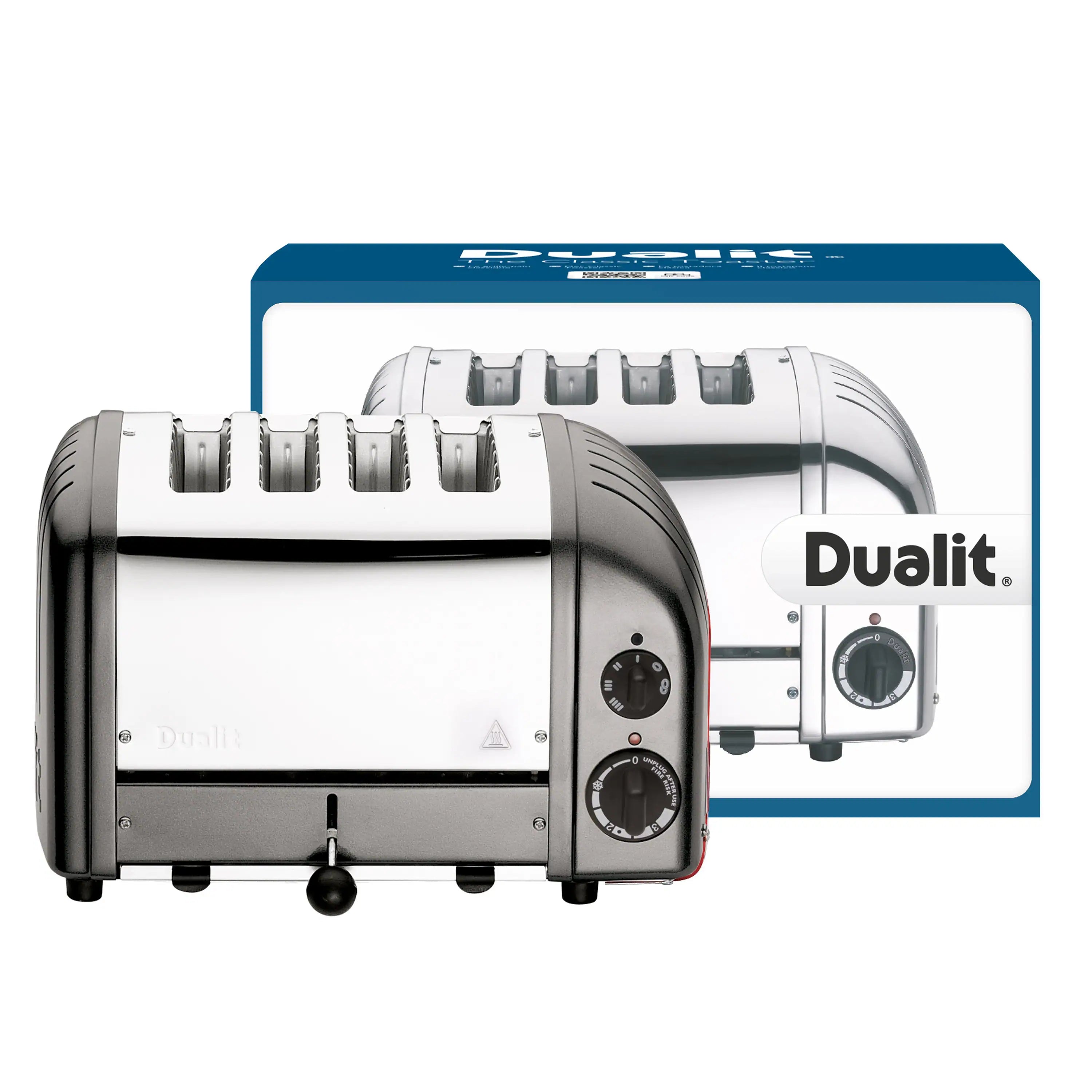 Dualit 4 Slice NewGen Toaster in Metallic Charcoal (47154)