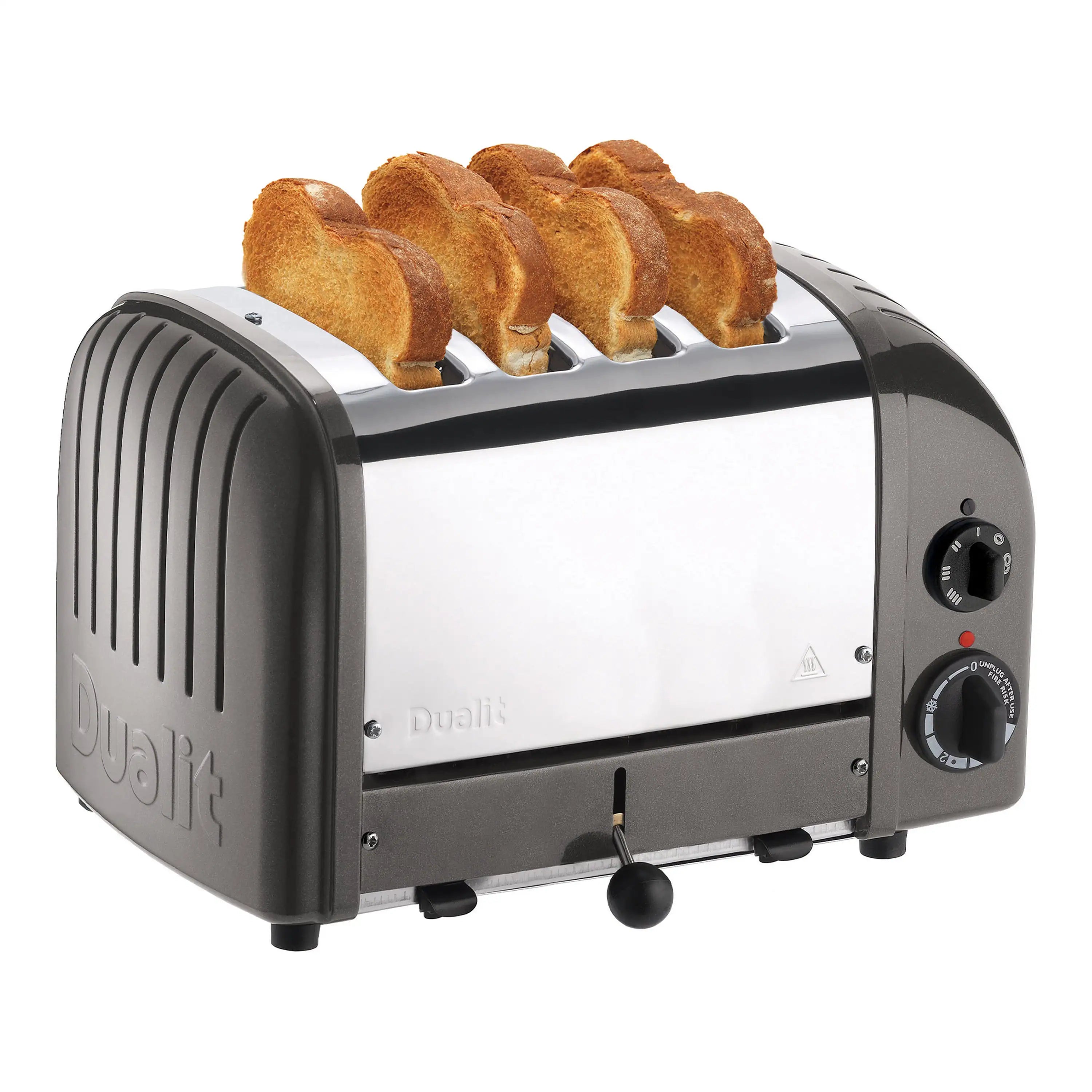 Dualit 4 Slice NewGen Toaster in Metallic Charcoal (47154)