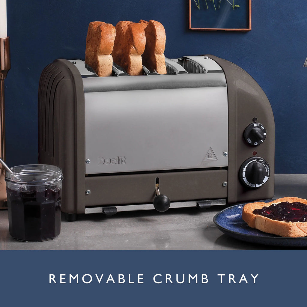Dualit 4 Slice NewGen Toaster in Metallic Charcoal (47154)