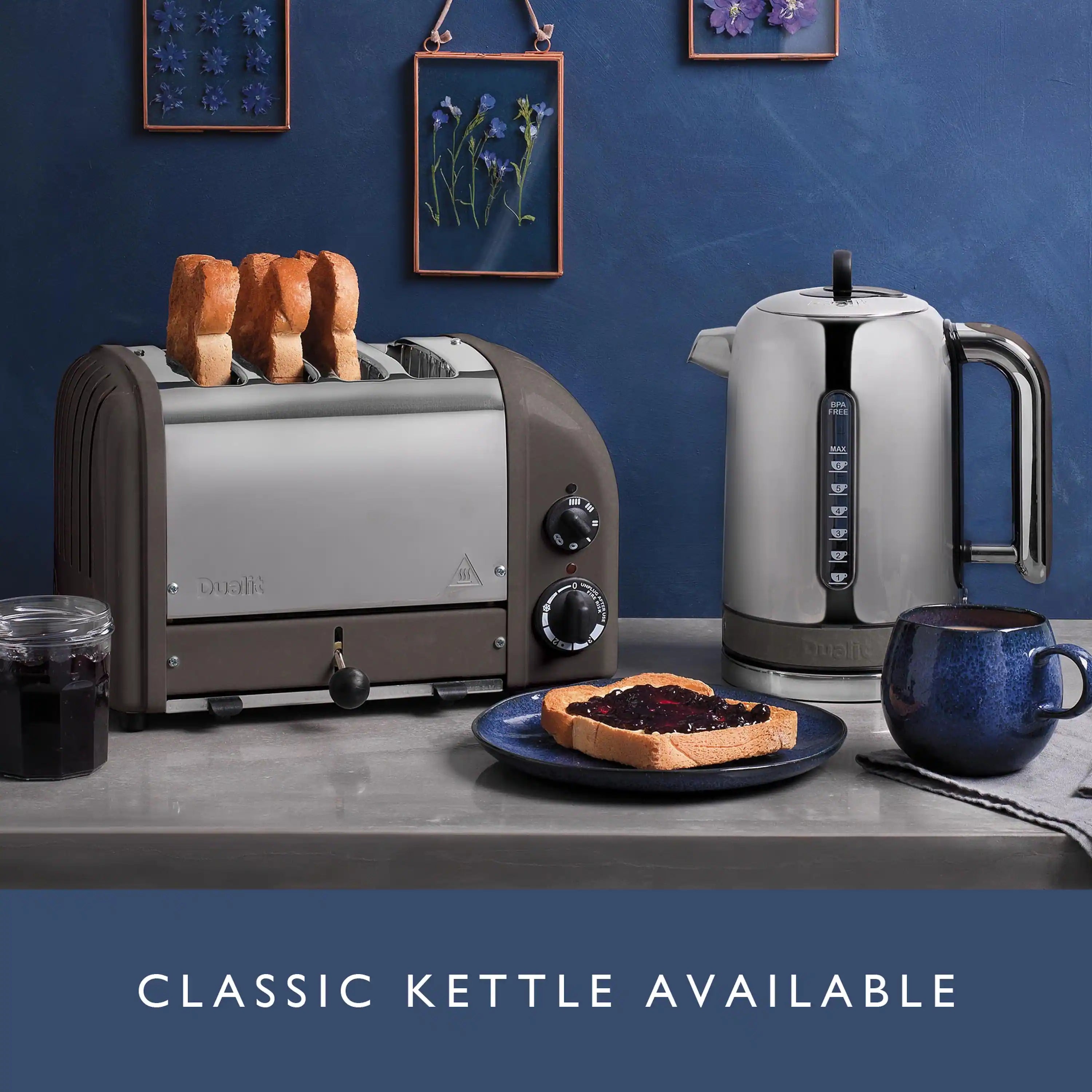 Dualit 4 Slice NewGen Toaster in Metallic Charcoal (47154)