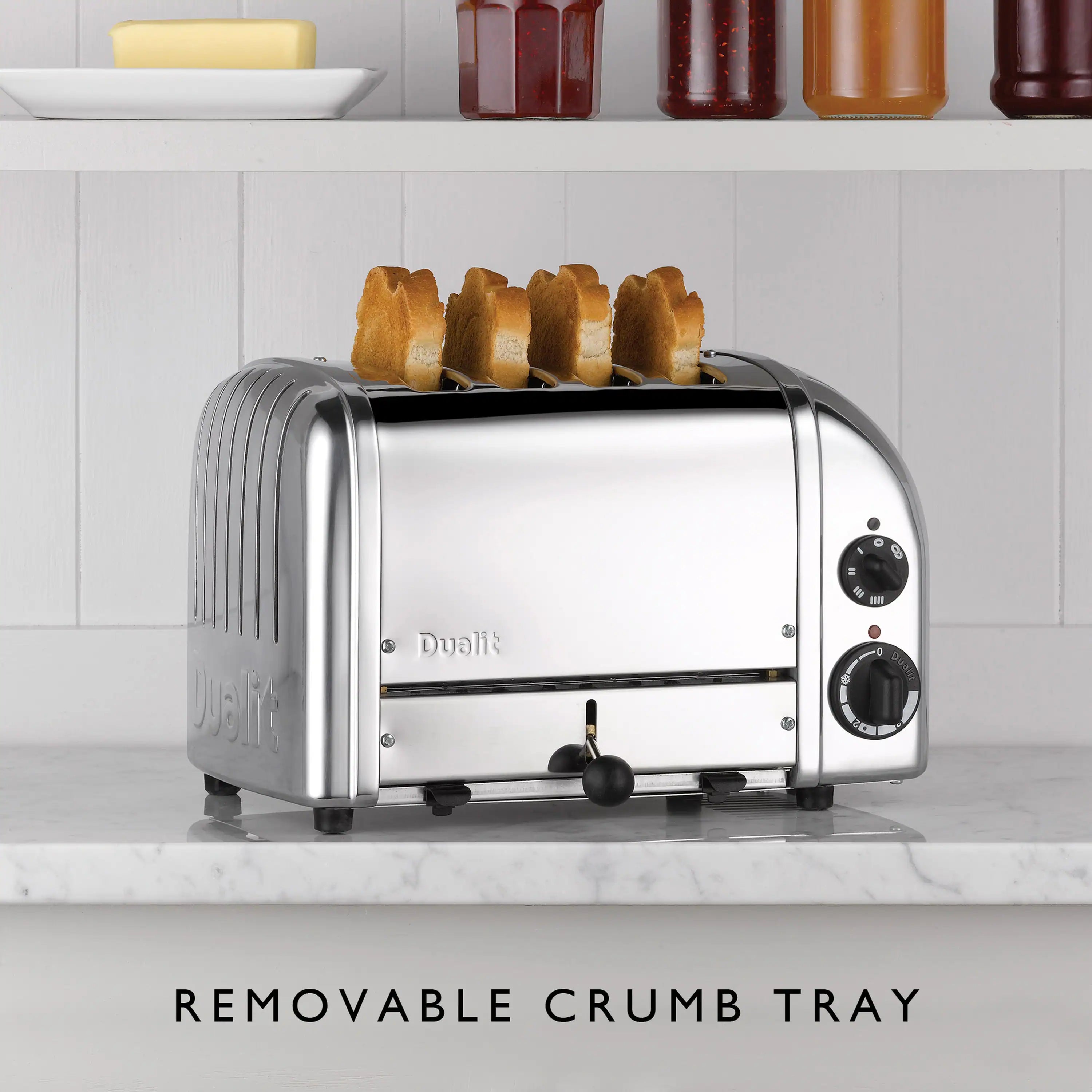 Dualit 4 Slice NewGen Toaster in Chrome (47150)