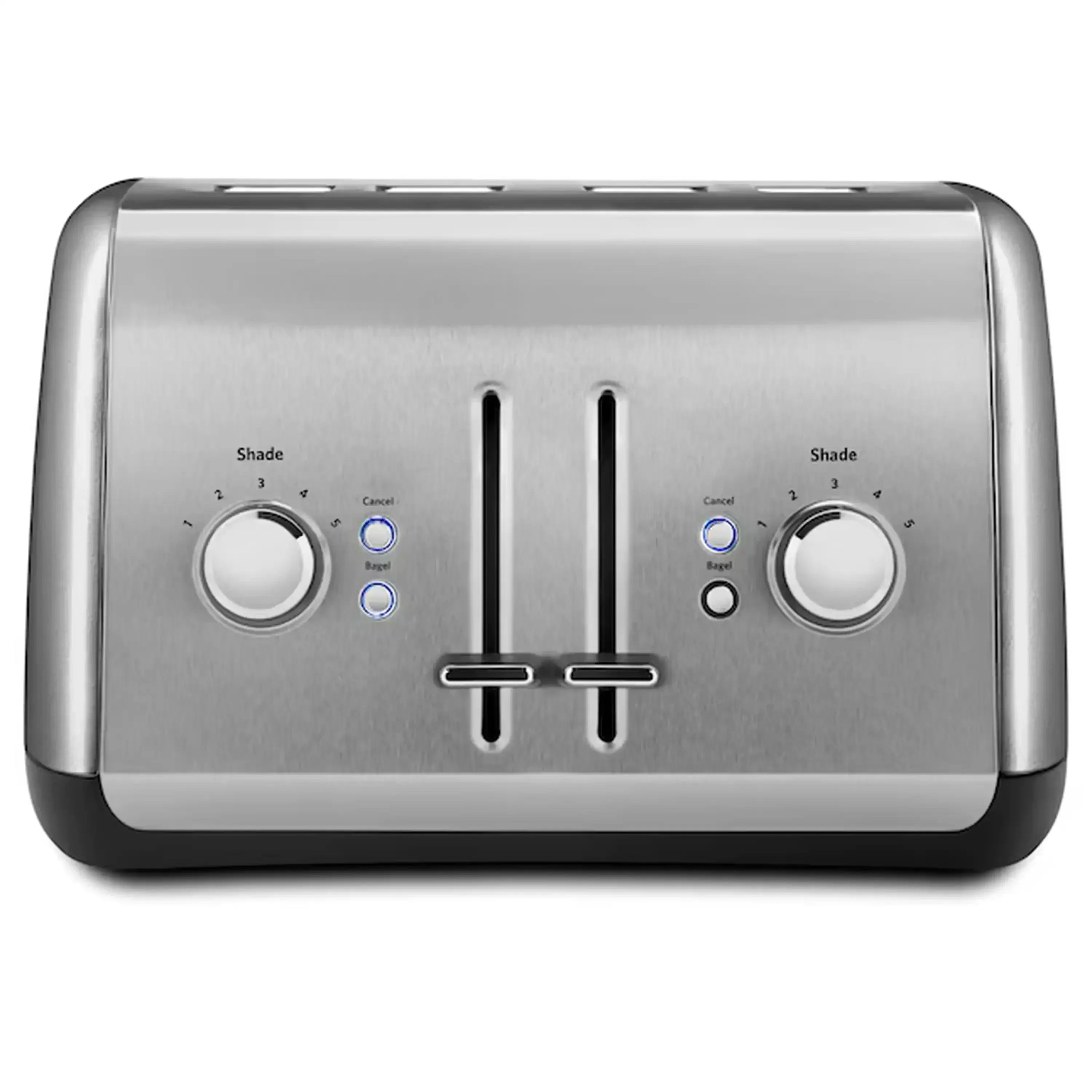 KitchenAid 4 Slice Toaster with Manual Lift Lever in Contour Silver (KMT4115CU)
