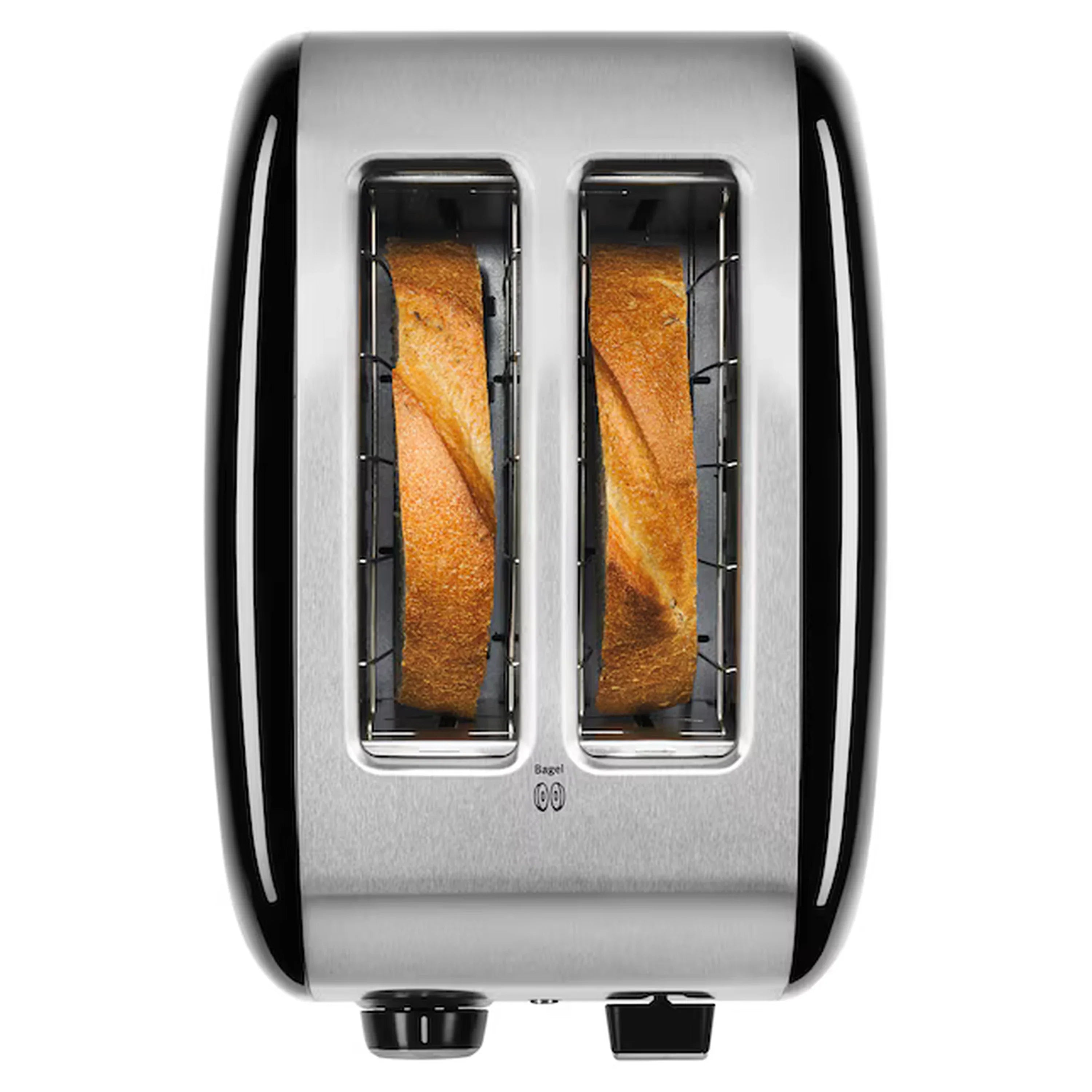 KitchenAid 2 Slice Toaster with Manual Lift Lever in Onyx Black (KMT2115OB)