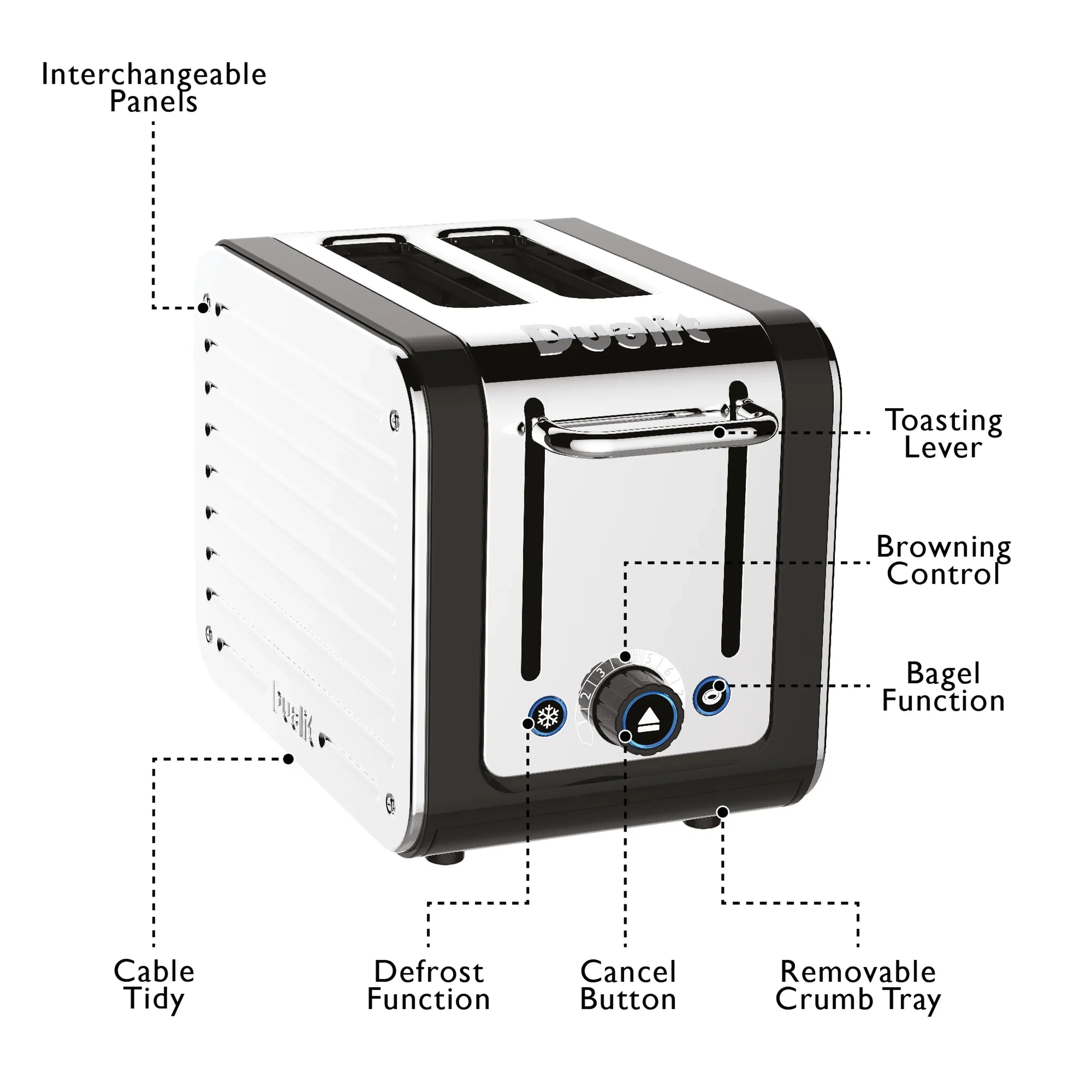 Dualit Design Series 2-Slice Toaster (26555)