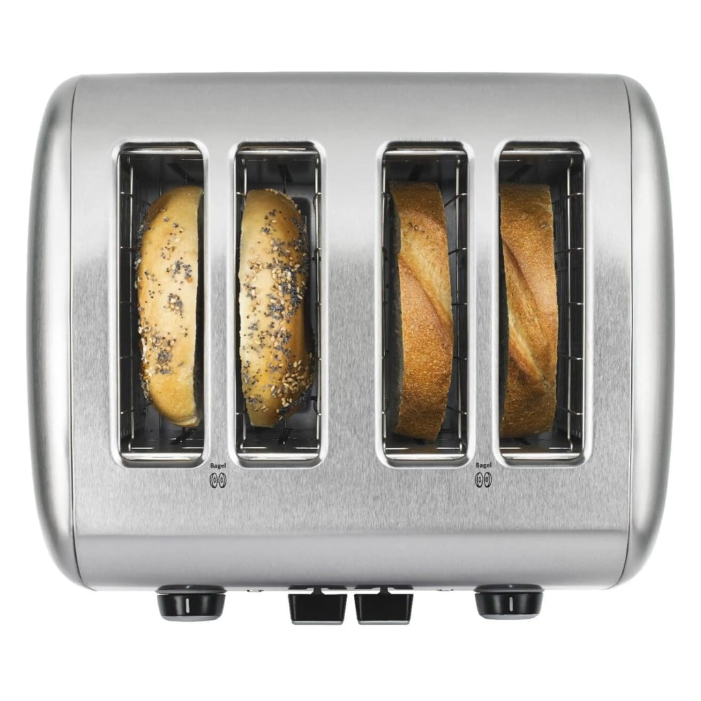 KitchenAid 4 Slice Toaster with Manual LIft Lever in Brushed Stainless Steel (KMT4115SX)
