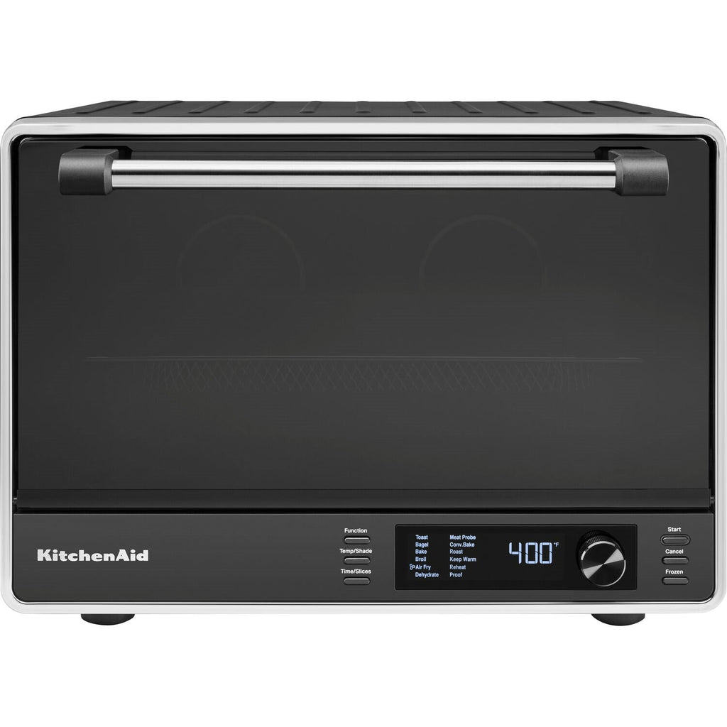 KitchenAid Dual Convection Countertop Oven with Air Fry & Temperature Probe in Black Matte (KCO224BM)