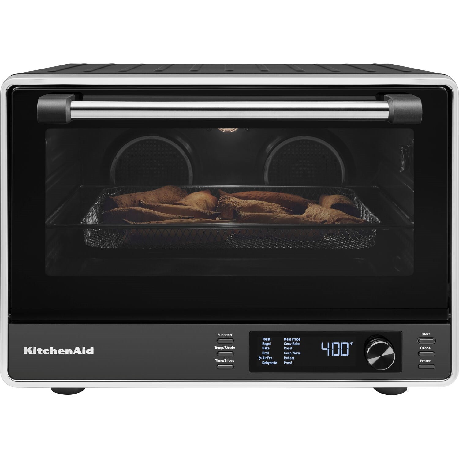 KitchenAid Dual Convection Countertop Oven with Air Fry & Temperature Probe in Black Matte (KCO224BM)