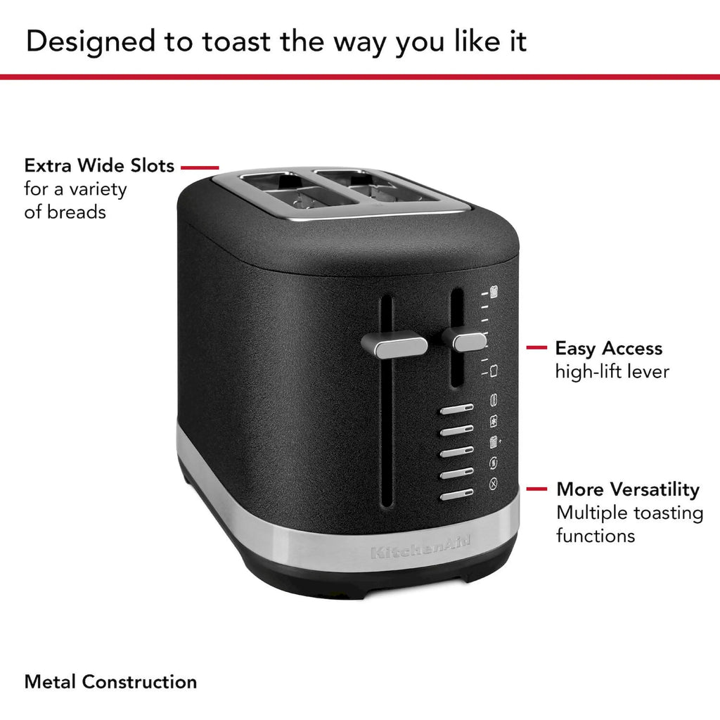 KitchenAid 2-Slice Toaster in Cast Iron black (KMT2109BK)