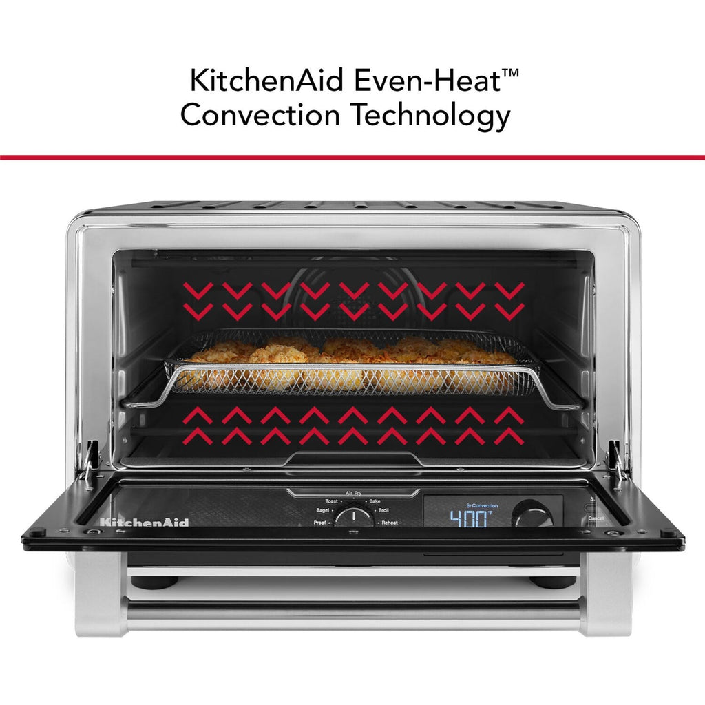 KitchenAid Digital Countertop Oven with Air Fry in Black Matte (KCO124BM)