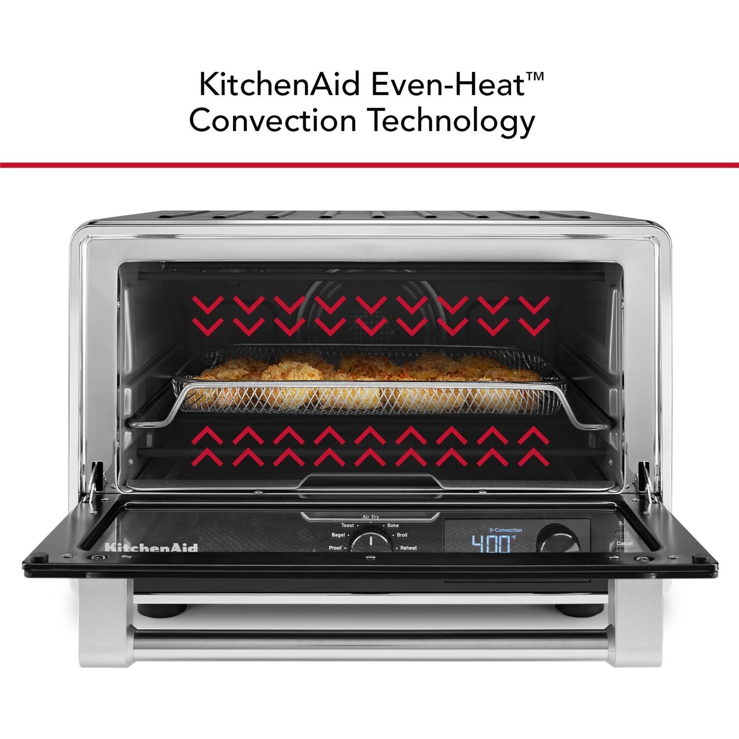 KitchenAid Digital Countertop Oven with Air Fry in Black Matte (KCO124BM)