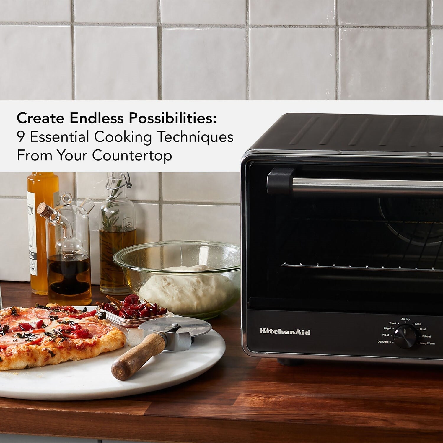 KitchenAid Digital Countertop Oven with Air Fry in Black Matte (KCO124BM)