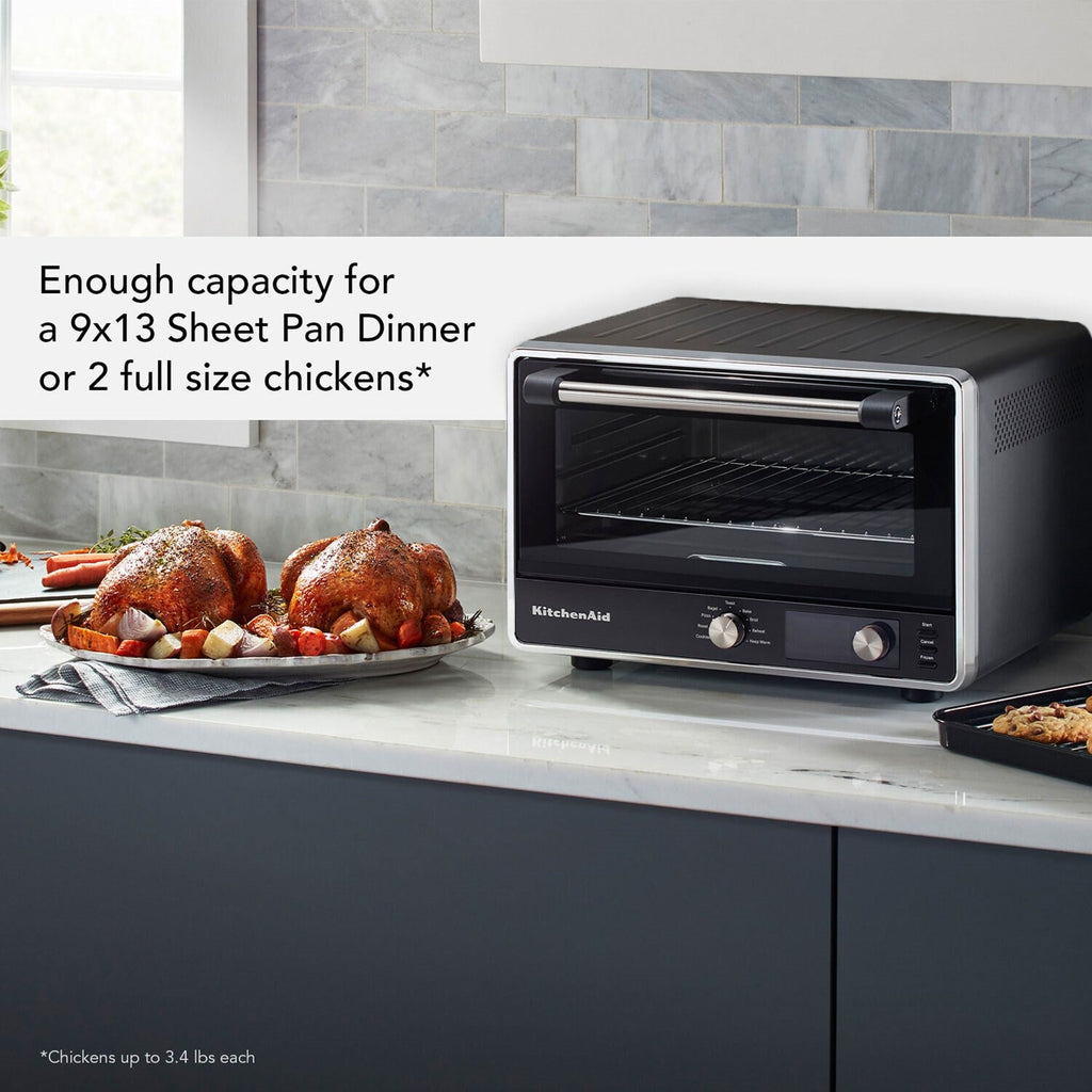 KitchenAid Digital Countertop Oven with Air Fry in Black Matte (KCO124BM)