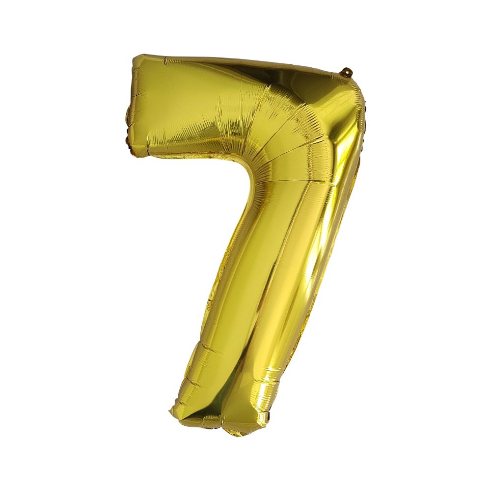 Gold Number Balloon - 32 Inch