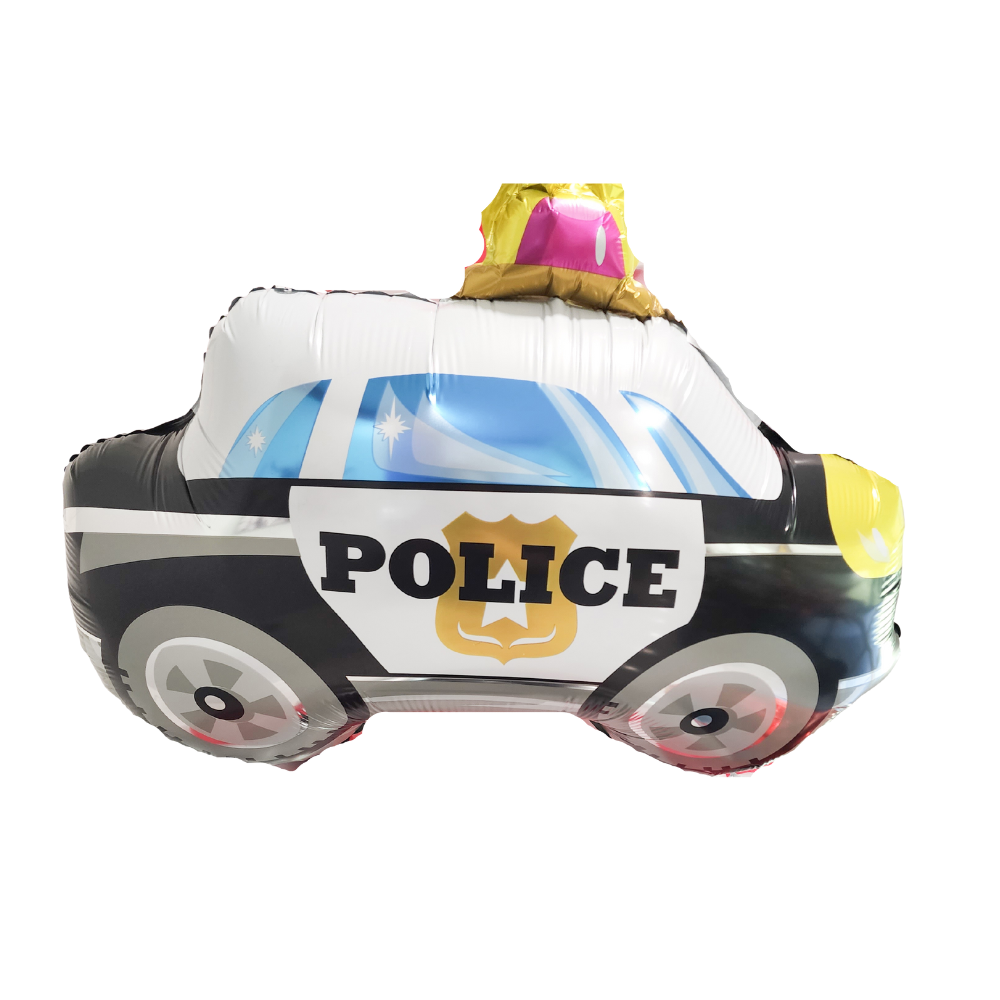 Police Car Mylar Balloon
