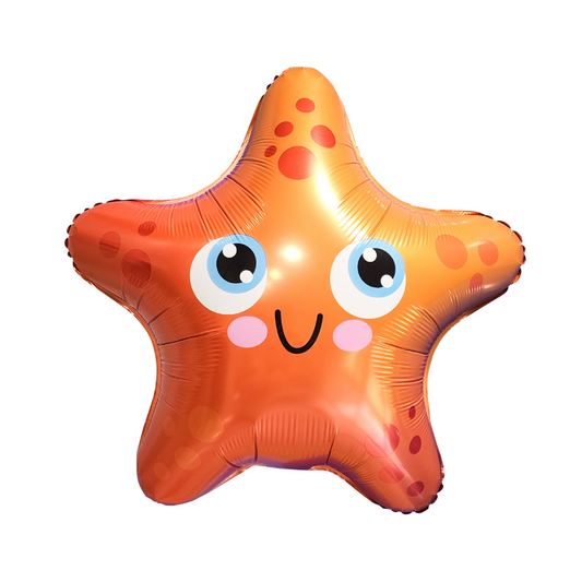 Starfish Mylar Balloon